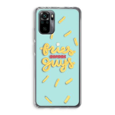 Always fries: Xiaomi Redmi Note 10 Pro Transparant Hoesje