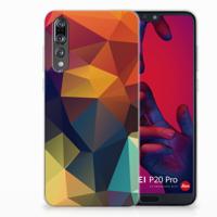 Huawei P20 Pro | TPU Hoesje | Polygon Color