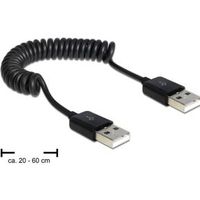 DeLOCK 83239 USB-kabel 0,6 m USB 2.0 USB A Zwart - thumbnail