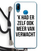 Meer verwacht: Huawei P20 Lite Transparant Hoesje met koord