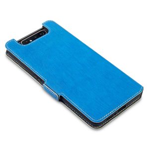 Qubits - slim wallet hoes - Samsung Galaxy A80 - Lichtblauw