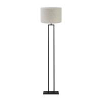 Light & Living Vloerlamp Shiva|Livigno - Zwart|Naturel - Ø40x170cm - thumbnail