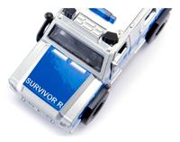 Siku Rheinmetall MAN Survivor R Politie-hulpverleningsvoertuig 1:50 metaal/kunststof zilver/blauw deuren kunnen open - thumbnail