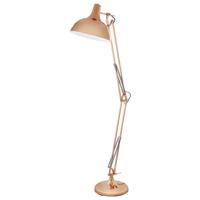 Eglo Design vloer leeslampBorgillo roodkoper - 94705