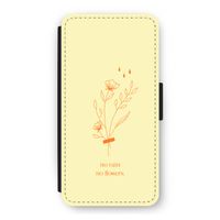No rain no flowers: iPhone 12 Flip Hoesje
