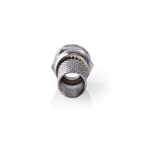 Nedis F-Connector | Male | Twist-On | 6.4 mm | Zilver | 25 Stuks | 1 stuks - CSVC41904ME CSVC41904ME - thumbnail