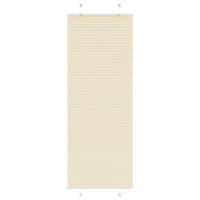 Plissé rolgordijn 80x200 cm stofbreedte 79,4 cm polyester crème