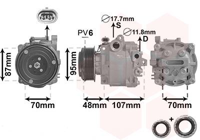 Compressor, airconditioning *** IR PLUS *** 3700K659