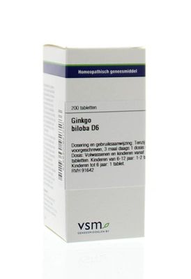 VSM Ginkgo biloba D6 (200 tab)