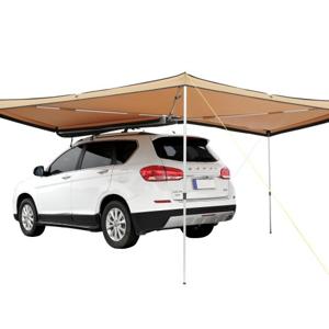 VEVOR voortent caravan 270°x2,5m zonnekap camper UV50+ UV bescherming luifel 280-G polyester stof luifel PU3000mm waterdicht incl. PVC tas Ideaal voor kamperen familiereünies