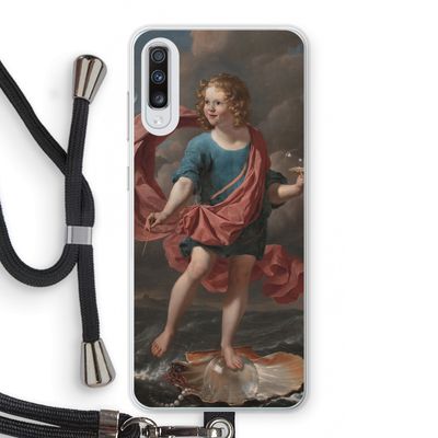 Soap Bubbles: Samsung Galaxy A70 Transparant Hoesje met koord