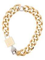 Balmain Key&Lock chain necklace - Or