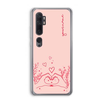Love is in the air: Xiaomi Mi Note 10 Transparant Hoesje