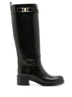 Ferragamo bottes Gancini 55 mm - Noir - thumbnail