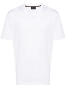 Brioni t-shirt en coton à col rond - Blanc