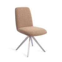 Jesper Home Eetkamerstoel 'Taiwa' Draaibaar, Turn Steel, kleur Whisper Wheat