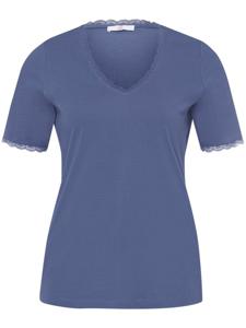 Shirt V-hals Van Emilia Lay blauw