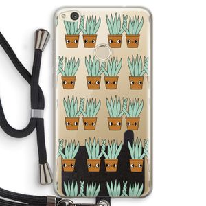 Sansevieria: Huawei Ascend P8 Lite (2017) Transparant Hoesje met koord