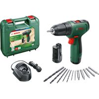 Bosch EasyDrill 1200 Accuschroefboormachine - Met dubbele schroefbit en koffer - Met 2x 12 V accu en lader