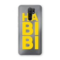 Habibi Blue: Xiaomi Redmi 9 Transparant Hoesje