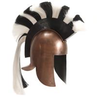 VidaXL Soldatenhelm grieks replica larp staal koperkleurig