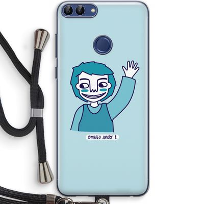 Zwaai: Huawei P Smart (2018) Transparant Hoesje met koord