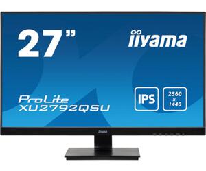 Iiyama XU2792QSU-B1 LCD-monitor Energielabel G (A - G) 68.6 cm (27 inch) 2560 x 1440 Pixel 16:9 5 ms DisplayPort, DVI, HDMI, USB 3.0 IPS LCD