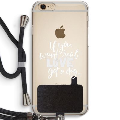 Partner in crime: iPhone 6 / 6S Transparant Hoesje met koord