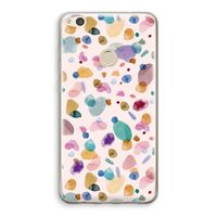 Terrazzo Memphis Pink: Huawei Ascend P8 Lite (2017) Transparant Hoesje