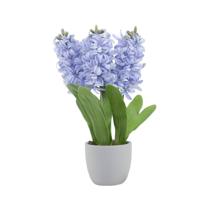 Kunstbloemen hyacint blauw 28xH41cm