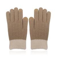 LGT JWLS Khaki Gebreide Dameshandschoenen - Extra Warme Voering