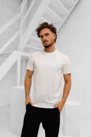 Richesse Matt Essential T-Shirt Heren Gebroken Wit - Maat M - Kleur: Wit | Soccerfanshop