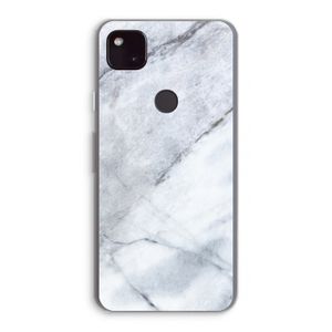 Witte marmer: Google Pixel 4a 5G Transparant Hoesje