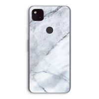 Witte marmer: Google Pixel 4a 5G Transparant Hoesje