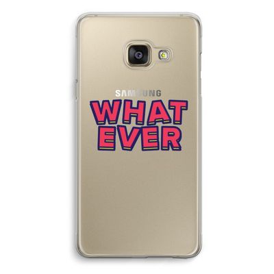 Whatever: Samsung A3 (2017) Transparant Hoesje