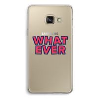 Whatever: Samsung A3 (2017) Transparant Hoesje Whatever: Samsung A3 (2017) Transparant Hoesje