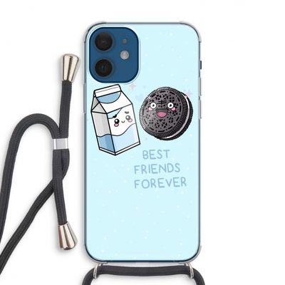Best Friend Forever: iPhone 12 Transparant Hoesje met koord