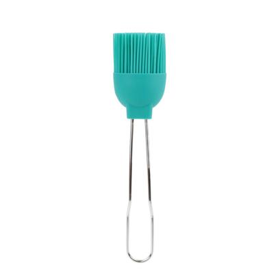 Lily Cook Bakkwasten - siliconen/metaal - flexibel - invetten - invetkwast - 22 cm - blauw