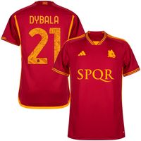 AS Roma SPQR Shirt Thuis 2023-2024 + Dybala 21 - thumbnail