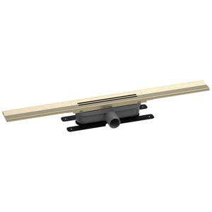 Easy drain R-line Clean Color douchegoot 100cm brushed brass rlced1000bbs
