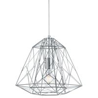 Searchlight Chrome draadlamp Geometric Cage Ø 39cm 7271CC