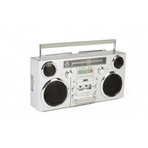 GPO Retro BROOKLYN GPO Ghettoblaster bluetooth, CD, cassette, USB en DAB+ radio