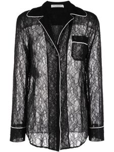 Philosophy Di Lorenzo Serafini chemise Stretch en dentelle - Noir