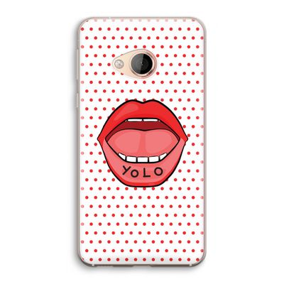 Yolo Denise: HTC U Play Transparant Hoesje