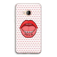 Yolo Denise: HTC U Play Transparant Hoesje