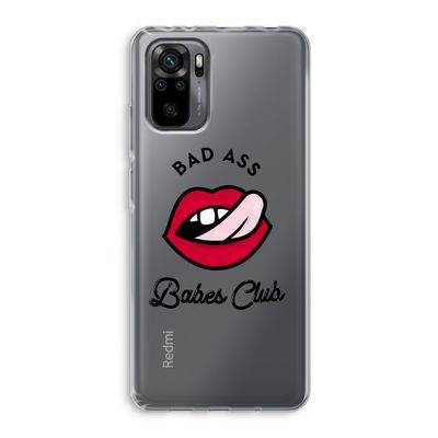 Badass Babes Club: Xiaomi Redmi Note 10 Pro Transparant Hoesje
