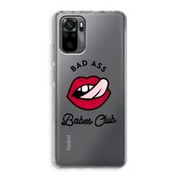 Badass Babes Club: Xiaomi Redmi Note 10 Pro Transparant Hoesje