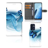 OPPO Find X5 Lite | Reno 7 5G | Telefoonhoesje | Met pasjeshouder | Vlinders