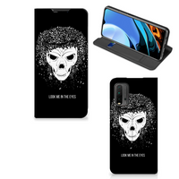 Mobiel BookCase Xiaomi Poco M3 | Redmi 9T Skull Hair - thumbnail