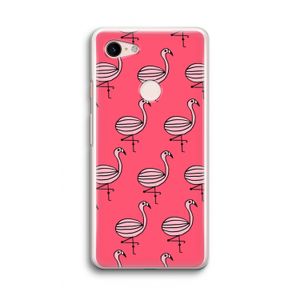 Flamingo: Google Pixel 3 Transparant Hoesje